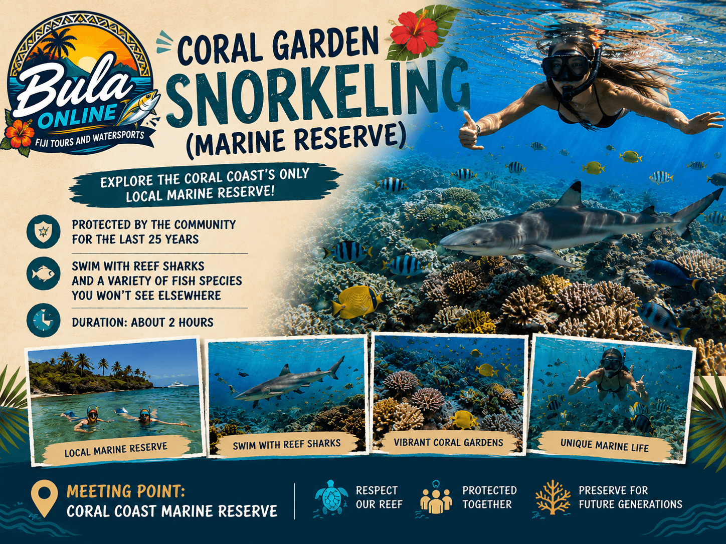 Coral Garden Snorkeling (Marine Reserve)