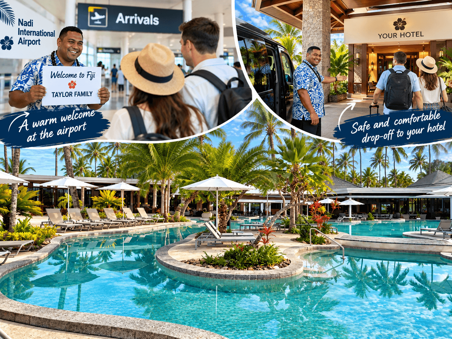 Nadi Airport Transfers ↔ Sheraton Fiji Golf & Beach Resort