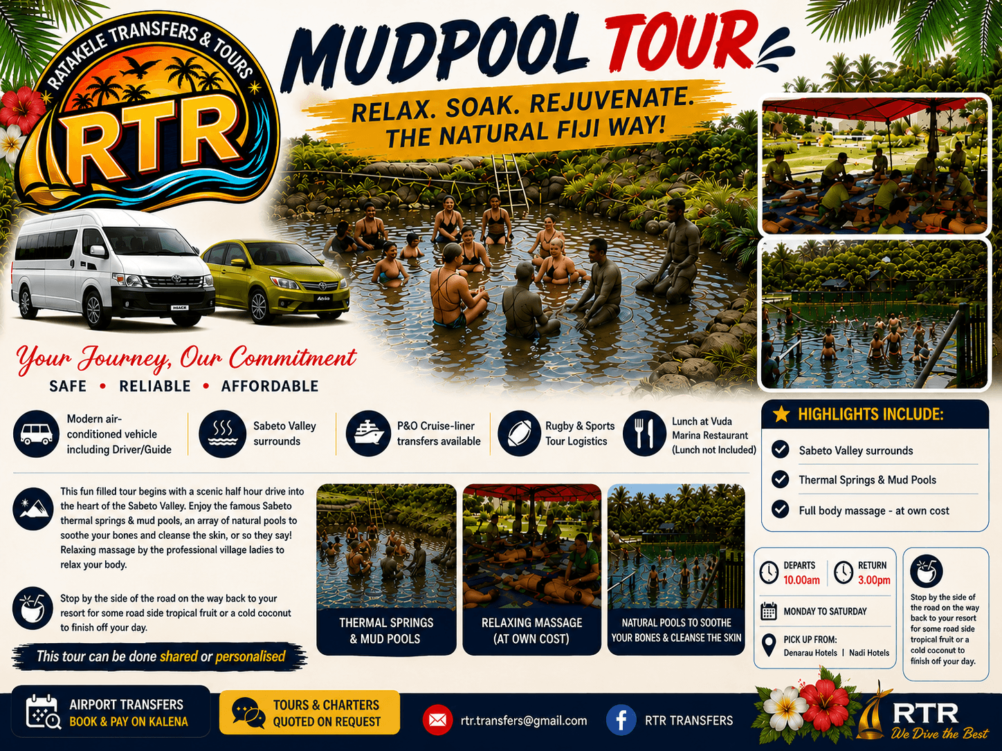 Sabeto Mud Pool & Hot Springs Tour