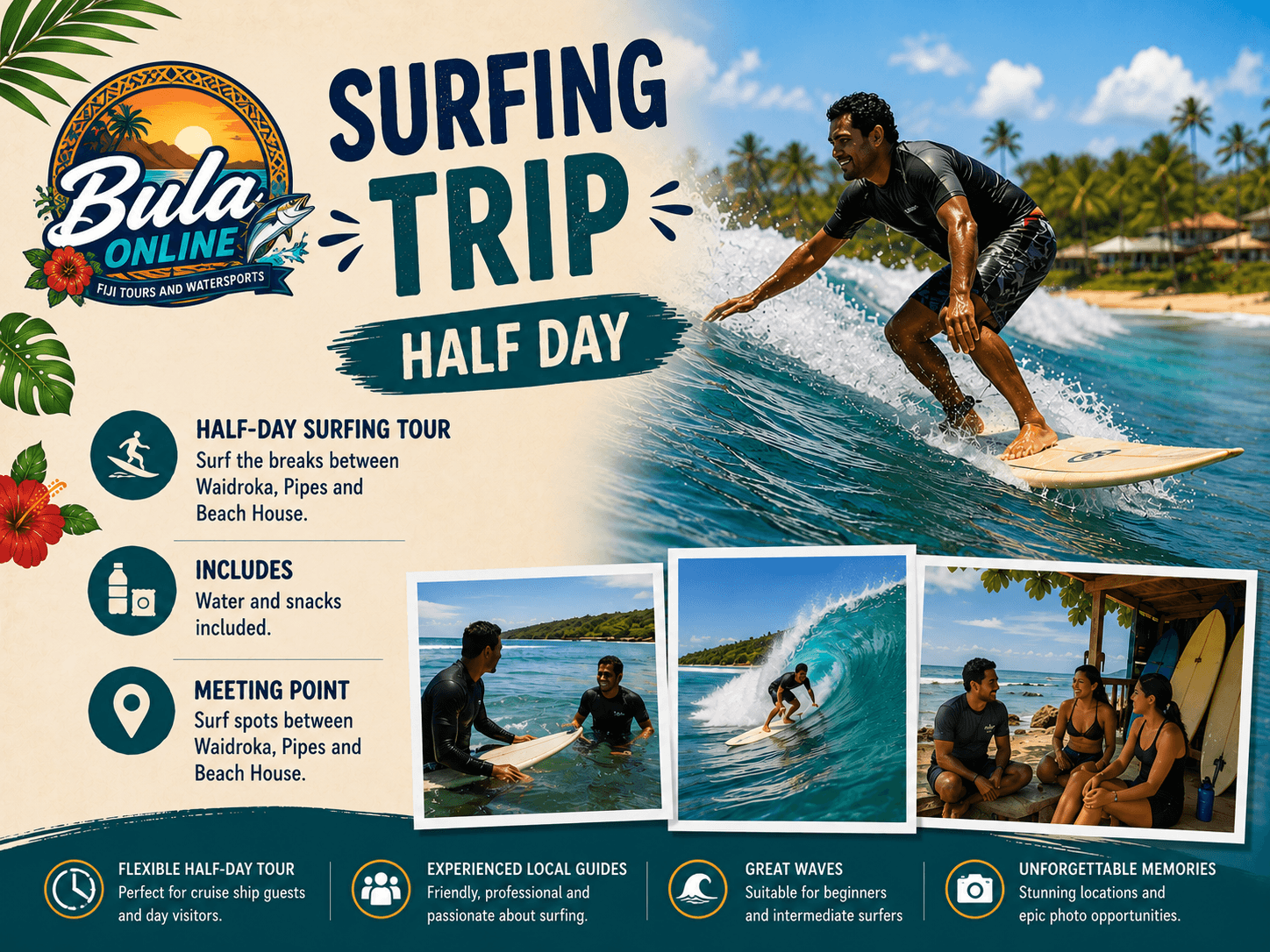 Surfing Trip — Half Day